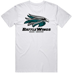 Bossier Shreveport Battle Wings Arena Football League Team Sports Fan Logo Mens Cotton Tee T Shirt