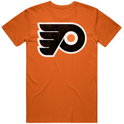 Philadelphia Hockey Logo The Goldbergs Retro 80s Tv Show Character Fan Distressed Look Mens Cotton Tee T Shirt