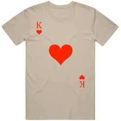 King Of Hearts Halloween Costume Mens Cotton Tee T Shirt