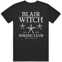 Blair Witch Hiking Club Horror Movie Parody Fan Mens Cotton Tee T Shirt