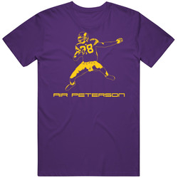 Air Peterson Vikings Football Mens Cotton Tee T Shirt
