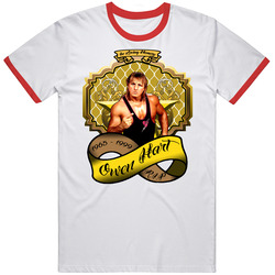 Owen Hart Wrestling Tribute Mens Cotton Tee T Shirt
