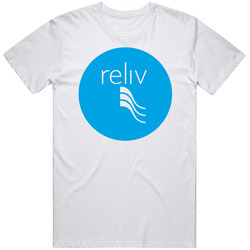 Reliv International Inc Nasdaq Company Logo Employee Fan Mens Cotton Tee T Shirt