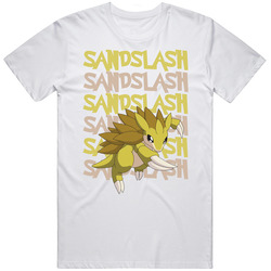 Sandslash Pokemon Character Fan Mens Cotton Tee T Shirt