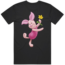 Piglet The New Adventures Of Winnie The Pooh 80s 90s Kids Tv Show Cartoon Mens Cotton Tee T Shirt