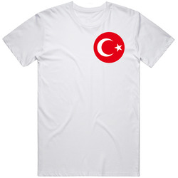 Turkey Soccer Football Team Euro Cup Jersey Crest Logo Supporter Fan Mens Cotton Tee T Shirt