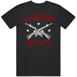 Defend Joliet Strength Pride Mens Cotton Tee T Shirt