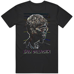 Liam Gallagher Oasis British Rock Retro Mens Cotton Tee T Shirt