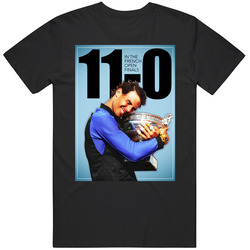 Rafael Nadal French Open Tennis Champion Record 11 0 Mens Cotton Tee T Shirt