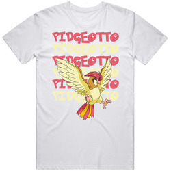 Pidgeotto Pokemon Character Fan Mens Cotton Tee T Shirt