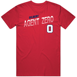 Gilbert Arenas 0 Agent Zero Favorite Player Basketball Fan Mens Cotton Tee T Shirt