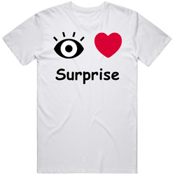 Surprise I Love Surprise Custom Mens Cotton Tee T Shirt