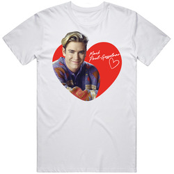 Mark Paul Gosselaar 90s Movie Tv Stars Heartthrob Fan Mens Cotton Tee T Shirt