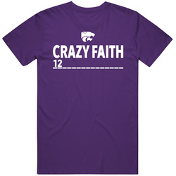 Crazy Faith Kc State Mens Cotton Tee T Shirt