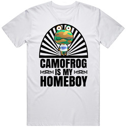 Camofrog Is My Homeboy Animal Crossing New Horizons Character Video Game Mens Cotton Tee T Shirt
