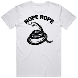 Nope Rope Snake Funny Animal Name Mens Cotton Tee T Shirt