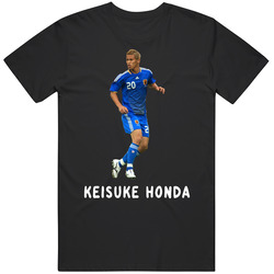 Keisuke Honda Japan Soccer Mens Cotton Tee T Shirt