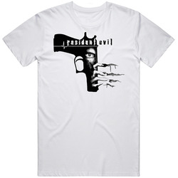 Resident Evil Gun Video Game Mens Cotton Tee T Shirt