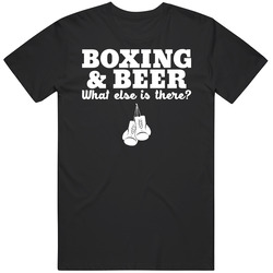 Boxing And Beer What Else Is There Super Fan Mens Cotton Tee T Shirt