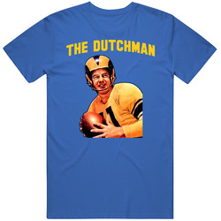 The Dutchman Norm Van Brocklin Football Mens Cotton Tee T Shirt