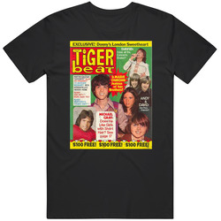 Tiger Beat Teen Magazine Cover Vintage April 1973 Issue Mens Cotton Tee T Shirt
