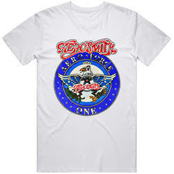 Wayne's World Garth Aerosmith Standart  White Mens Cotton Tee T Shirt