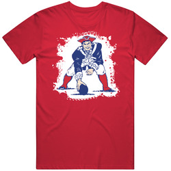 Patriots Throwback Mens Cotton Tee T Shirt