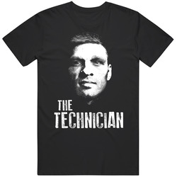 Sergiy Derevyanchenko The Technician Big Face Silhouette Boxing Fight Fan Mens Cotton Tee T Shirt