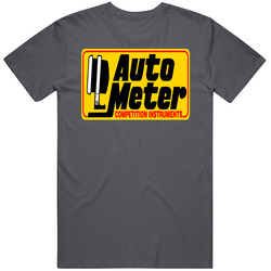 Auto Meter Logo Gauges Competition Instruments Performance Logo Mens Cotton Tee T Shirt