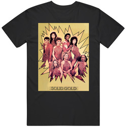 Solid Gold Nostalgic 80s Tv Show Fan Retro Gift Idea Merch Classic Cotton Mens Cotton Tee T Shirt