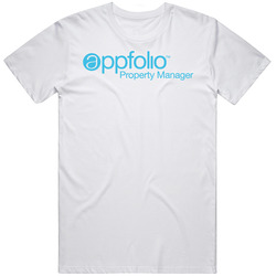 Appfolio Inc Nasdaq Company Logo Employee Fan Mens Cotton Tee T Shirt