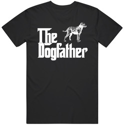 Chesapeake Bay Retriever Custom Dog Breed The Dogfather Black Mens Cotton Tee T Shirt