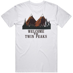 Welcome To Twin Peaks Tv Show Fan Mens Cotton Tee T Shirt