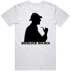 Sherlock Holmes Mens Cotton Tee T Shirt