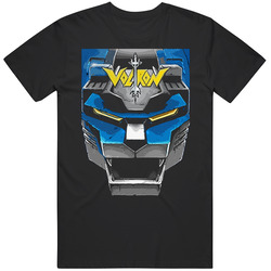 Voltron Cartoon Tv Show Blue Lion Mens Cotton Tee T Shirt