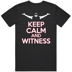 Keep Calm And Witness Miami Mens Cotton Tee T Shirt