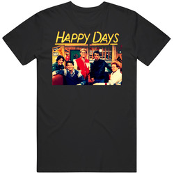 Happy Days Cast Mens Cotton Tee T Shirt