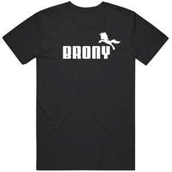Brony My Little Pony Puma Logo Parody Mens Cotton Tee T Shirt