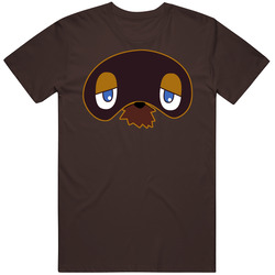 Animal Crossing Tom Nook Racoon Mens Cotton Tee T Shirt
