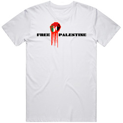 Free Palestine Mens Cotton Tee T Shirt