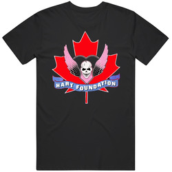 Hart Foundation Bret The Hitman Jim The Anvil Neidhart Wrestling Legend Mens Cotton Tee T Shirt