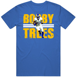 Bobby Trees Robert Woods Football Fan Blue Mens Cotton Tee T Shirt