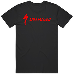 Specialized S Logo Bike Bicycle Works Black T-shirt Tee Cycling Mountain  Retro Graphic Unisex Soft Cotton Black Mens Cotton Tee T Shirt