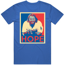Justin Turner Hope Poster Los Angeles D Baseball Player Fan Mens Cotton Tee T Shirt