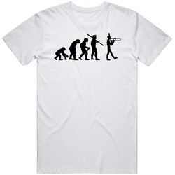 The Evolution Of Marching Band Fun Sports Mens Cotton Tee T Shirt