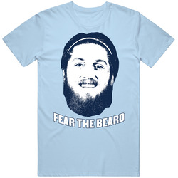 Brady Manek Fear The Beard Mens Cotton Tee T Shirt