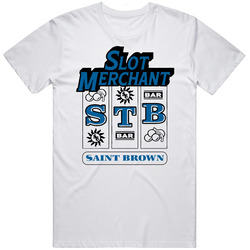 Slot Merchant Saint Brown Fan Mens Cotton Tee T Shirt