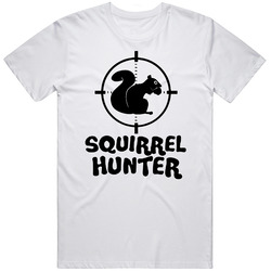 Squirrel Hunter Funny Rodent Pest Hater Mens Cotton Tee T Shirt
