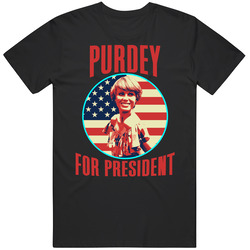 Purdey The New Avengers For President Spy Tv Fan Mens Cotton Tee T Shirt