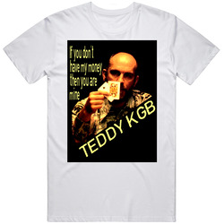 Teddy KGB Poker Hold'em funny DARYL.jpg Mens Cotton Tee T Shirt